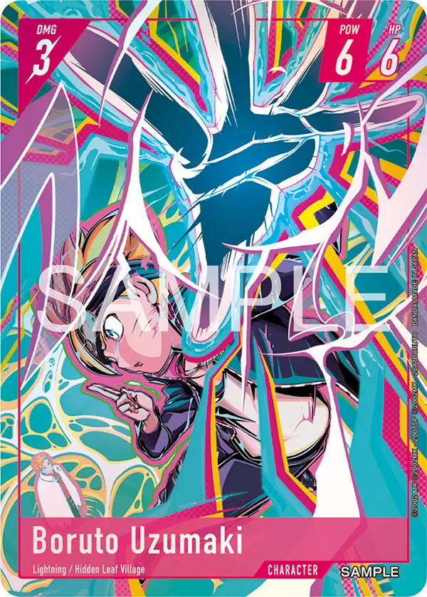 Boruto Uzumaki card
